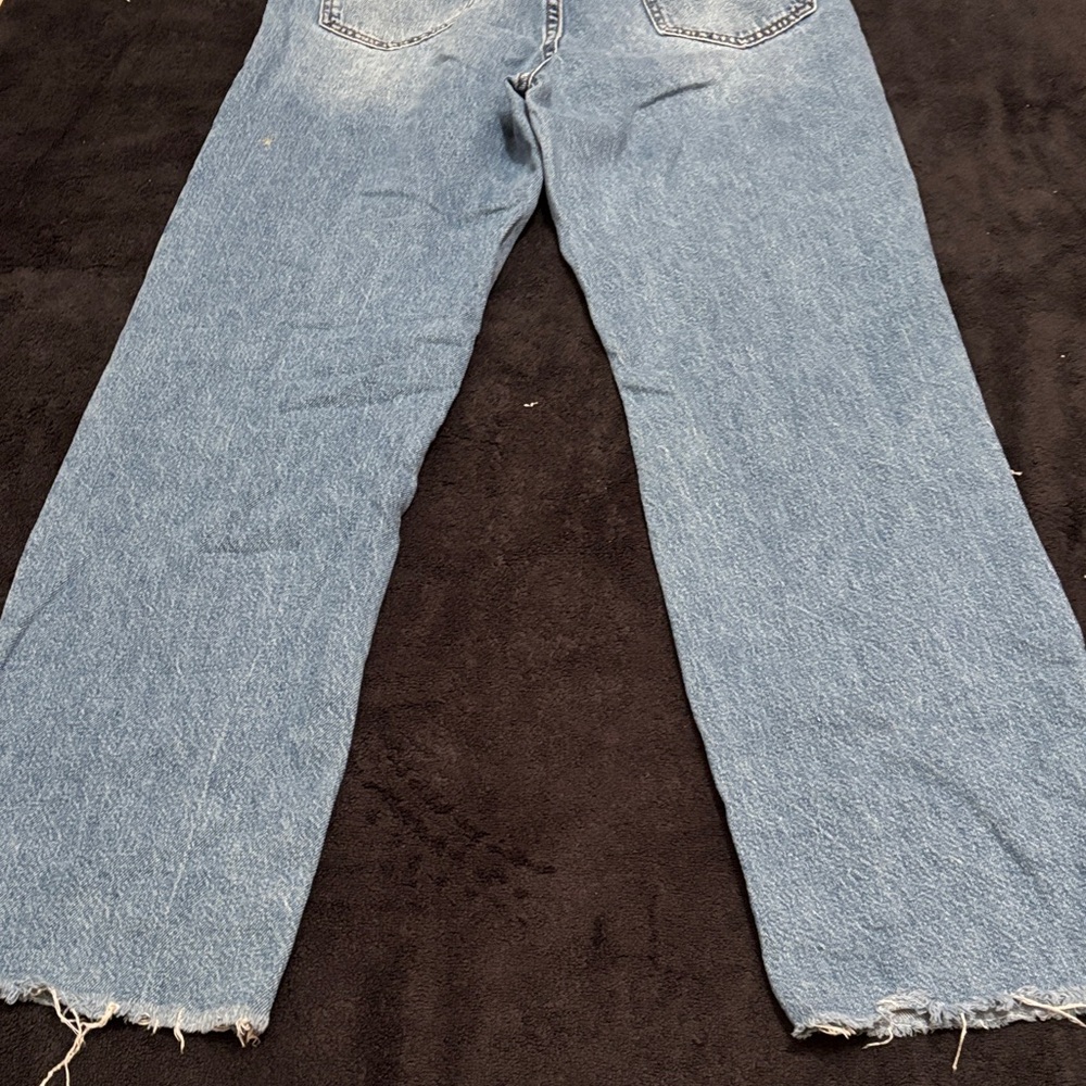 SONG Blue Boyfriend Jeans with Distressed Details - Picture 8 of 8
